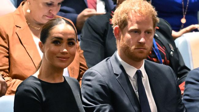 Prince Harry has always only ever energetically enthused about living in the United States. Picture: Timothy A. Clary/AFP