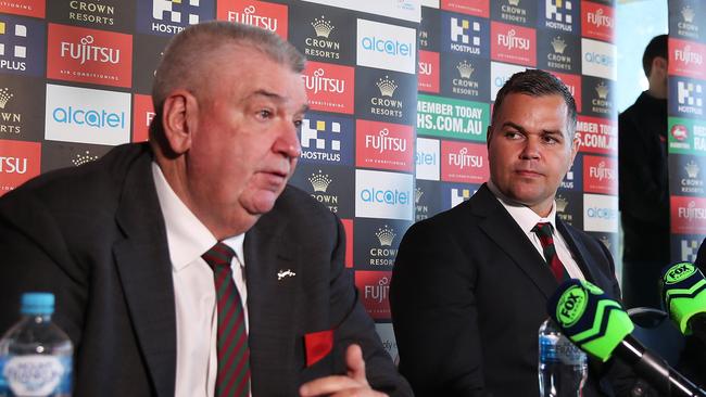 Former Souths CEO Shane Richardson has thrown his support behind Anthony Seibold. Picture: Phil Hillyard