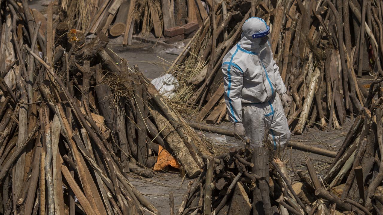 India has recorded more than 360,000 new infections in just 24 hours. Picture: Anindito Mukherjee/Getty Images