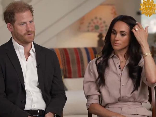 Prince Harry and Meghan Markle interview with CBS Sunday Morning. Picture: CBS Sunday Morning