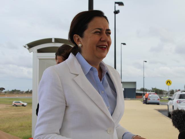 Premier Annastacia Palaszczuk was in Bundaberg today to see the Q400AT in action.