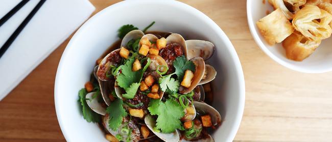 Put your clams together: the rich and funky sauce with the storm clams is worthy of applause