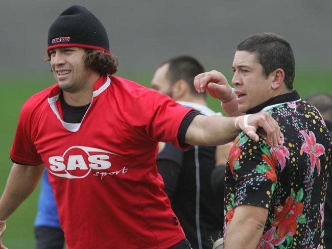 Brothers in arms, Jason (left) and Nathan Cayless. Picture: Colin Whelan/Action Photographics