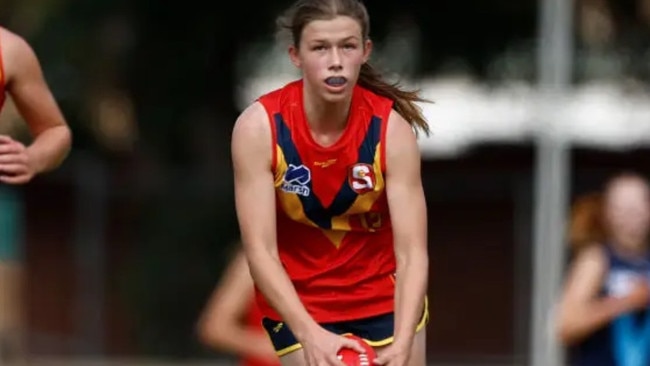 SA young gun Maia Freemantle. Picture: Michael Willson/AFL Photos