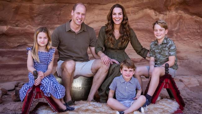 Kate has been at Lambrook in recent weeks to support George, Louis and Charlotte. Friends say the family ‘bubble’ William and Kate have created at Adelaide Cottage, Windsor, is his top priority. Picture: Instagram