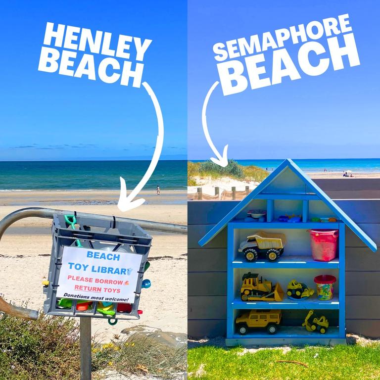 South Australian MP Stephen Mullighan shared a snap of the new beach trend.