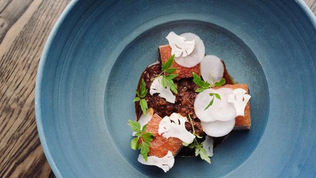 A dish at Cassia, a modern Indian eatery in Auckland.