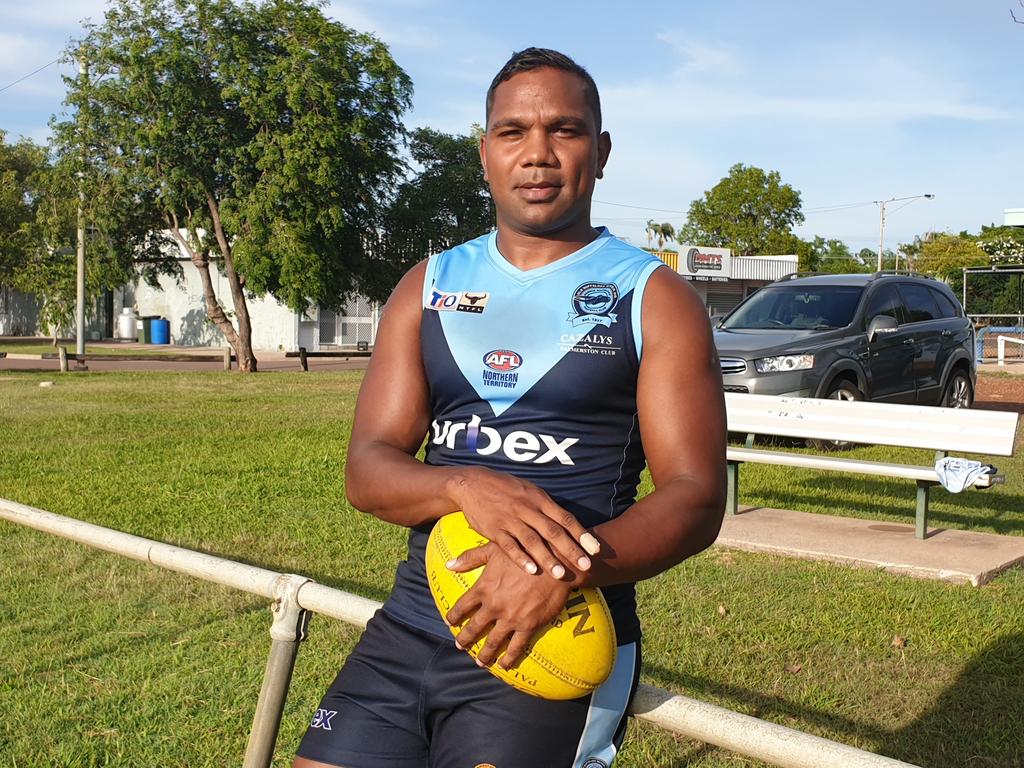 Ishmael Palmer has also played for the Darwin Buffaloes. Picture: Grey Morris