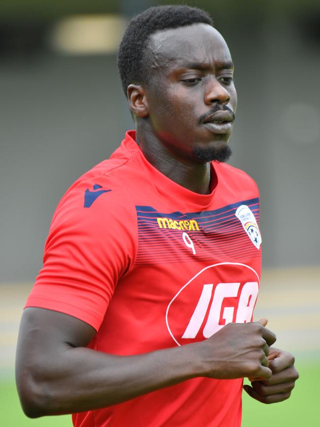 Baba Diawara was a late withdrawal from the Reds’ season-opener on Friday night. Picture: AAP/ Keryn Stevens