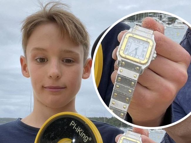 Josh Shave found a $20,000 watch at Balmoral Beach.