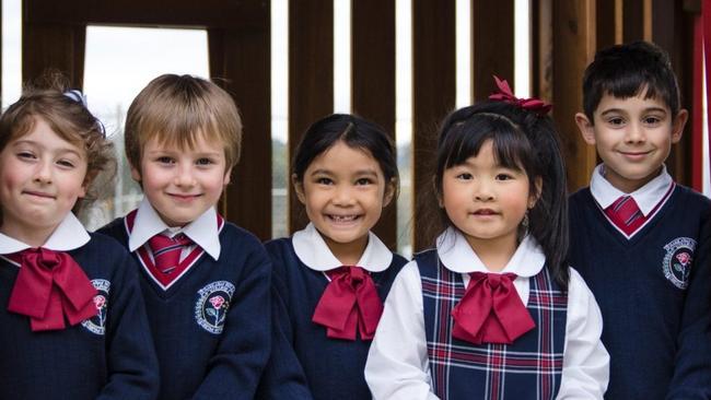 Harkaway Hills College school students. The school in eastern Melbourne is not fully a classical school but has moved strongly in that ­direction.