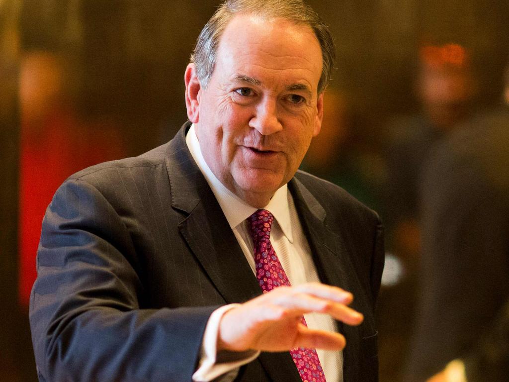 Mike Huckabee is a vocal supporter of Israel. Picture: AFP