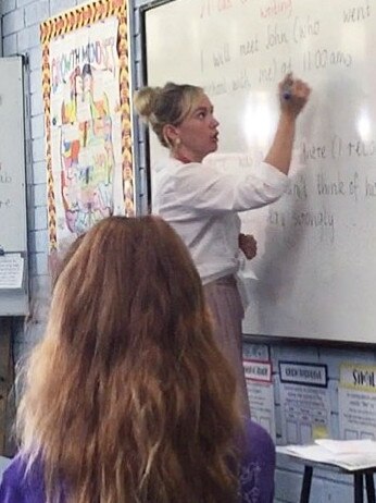 Teacher Beth Taylor, of Gwynne Park Primary School in WA. Picture: Supplied