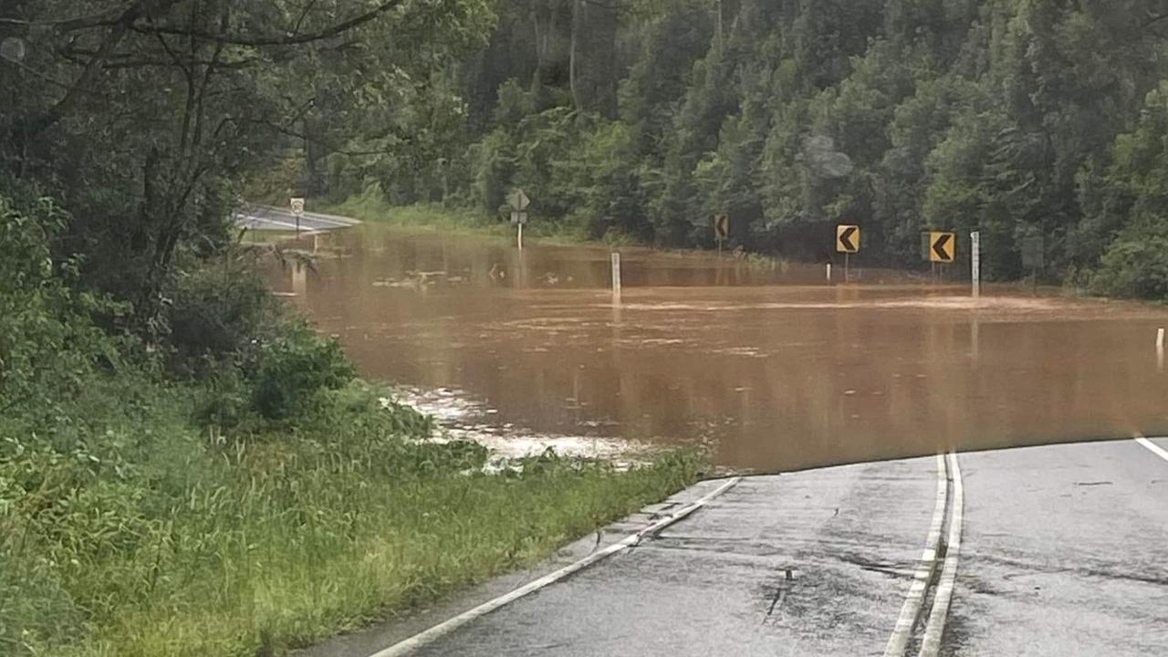 Flooded creek at Nashua.