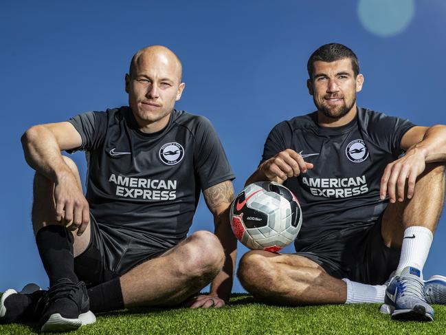 Aaron Mooy and Mathew Ryan are hoping their new partnership at Brighton bears fruit for the Socceroos.