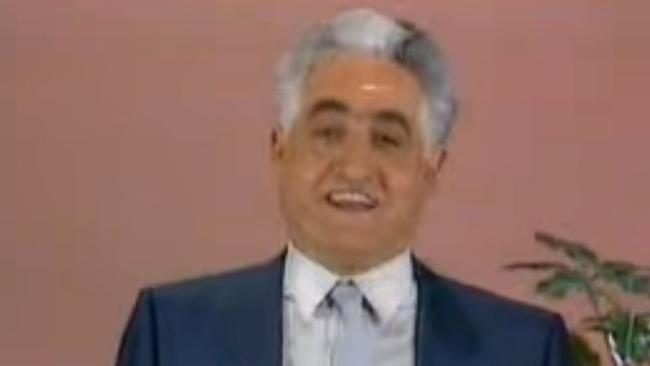 Franco Cozzo in his original TV ad.