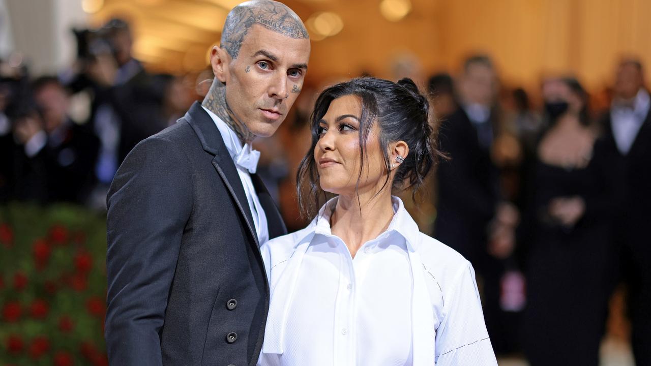 Travis Barker and Kourtney Kardashian attend The 2022 Met Gala. Picture: Dimitrios Kambouris/Getty Images for The Met Museum/Vogue