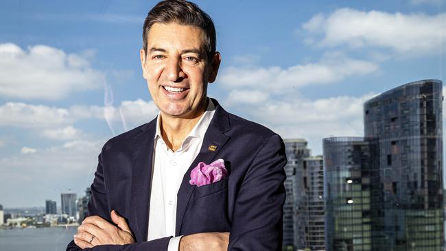 7News Perth personality and City of Perth Lord Mayor Basil Zempilas is tipped to run for state parliament … soon. Picture: Colin Murty.