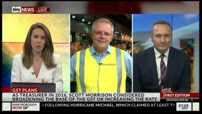 Scott Morrison rules out GST increase