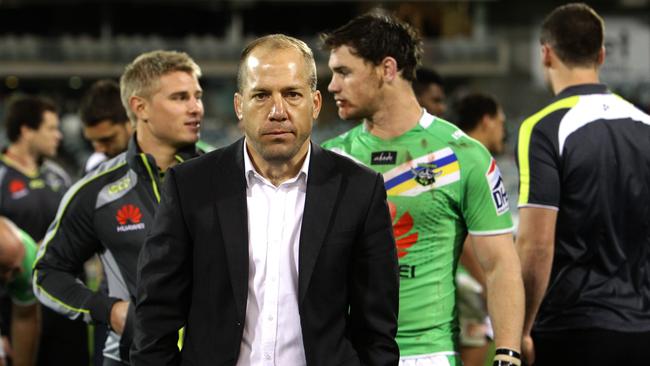 Andrew Dunemann was winless in his three matches as Raiders coach.
