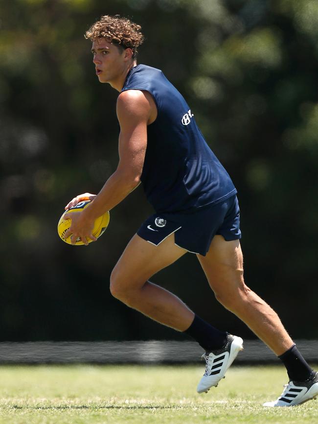 Carlton has high hopes for Charlie Curnow. Picture: Michael Willson/AFL Media/Getty Images