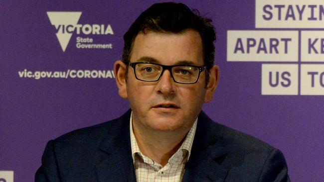 Premier Daniel Andrews’ tough measures are working. Picture: Andrew Henshaw