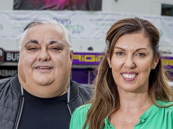 Pink Flamingo founders Tony Rigas and Sue Porrett. Picture: Jerad Williams