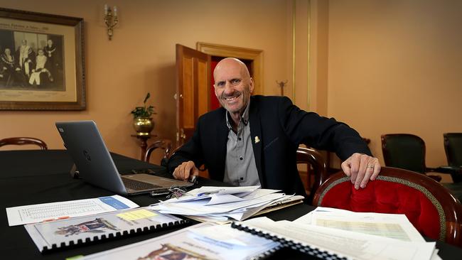 Hobart's new Lord Mayor Ron Christie. Picture: SAM ROSEWARNE.