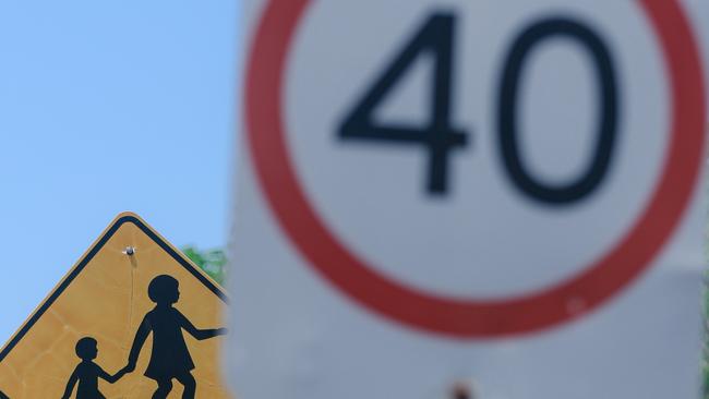 Blaise Elzey was caught travelling almost 30kmh over the 40kph school zone speed limit.