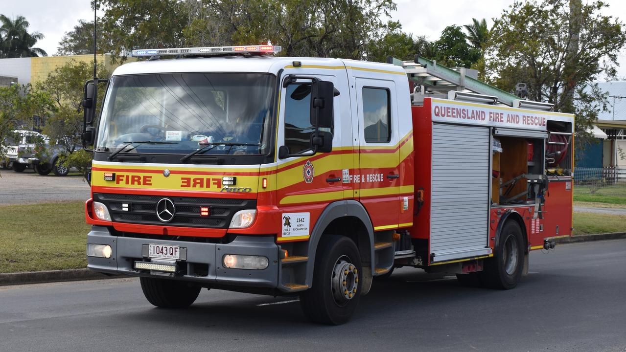 Girl taken to hospital after house fire