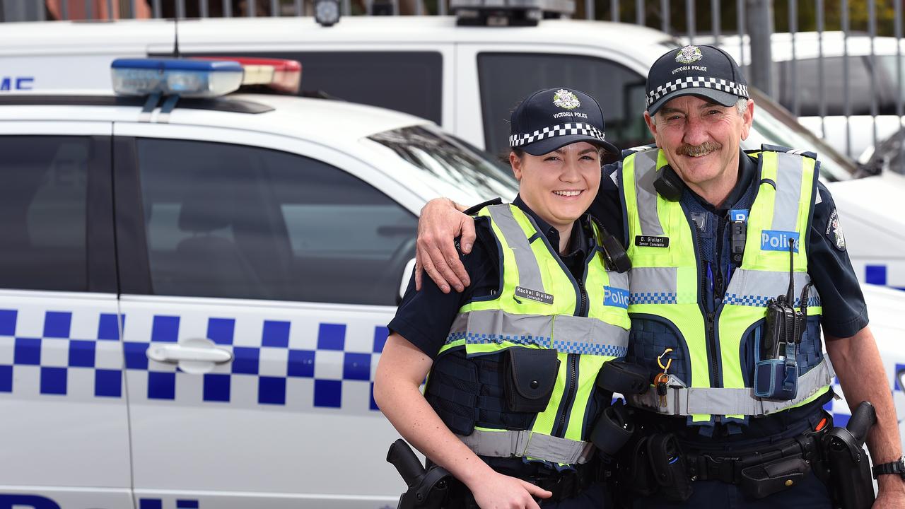 David and Rachel Giulieri both work for Victoria Police | Herald Sun