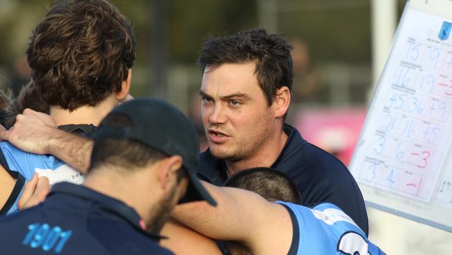 Sturt coach Nathan Grima. Picture: AAP Image/Dean Martin