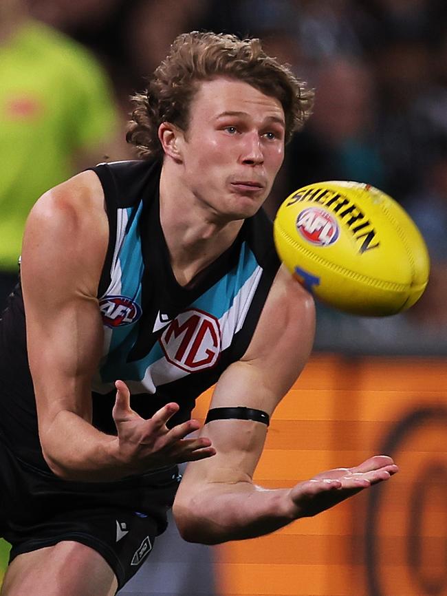 Xavier Duursma. (Photo by James Elsby/AFL Photos via Getty Images)