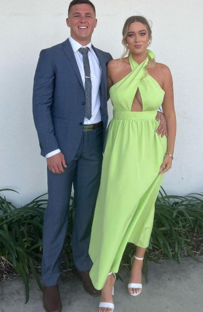 Scott Drinkwater and girlfriend Oshah Rose. Picture: Instagram/scottdrinkwater