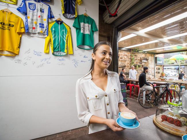 Pave Cafe in Norwood is a popular hot spot for cyclists. Picture: Supplied