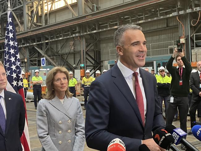 AUKUS: Premier Malinauskas with US Ambassador to Australia Caroline Kennedy