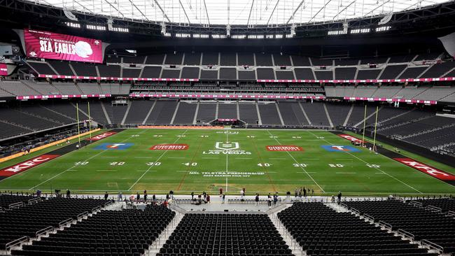 Allegiant Stadium is all ready to go. Photo: Ezra Shaw/Getty Images/AFP.