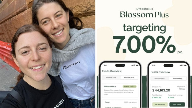 Ali and Gaby Rosenberg helping Aussies Save $100 million in funds under management with their Blossom App Picture: LinkedIn/@Ali Rosenberg