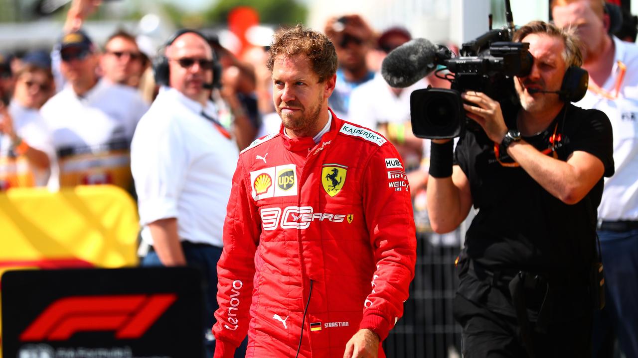 Sebastian Vettel was relegated to P2 after his five-second penalty in Canada.