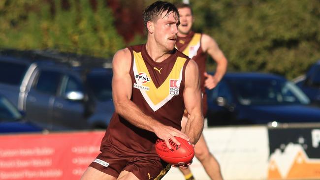Ex-Bomber Josh Begley finished best afield for the Hawks. Picture: Davis Harrigan