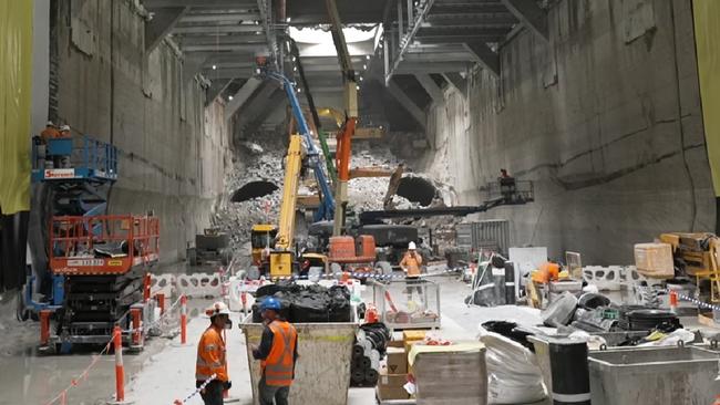 The Sydney Metro platforms at Central will connect the station with suburban, intercity and regional rail services, buses, coaches and light rail.