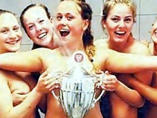 Naked Danes too hot to handball