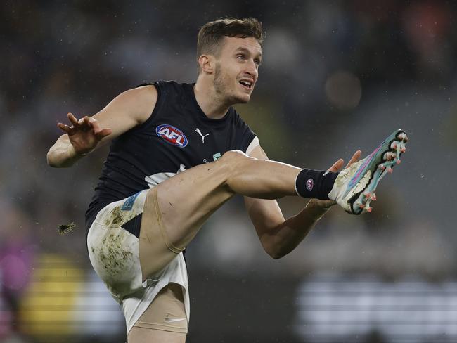 Orazio Fantasia could be an unlikely hero for Carlton. Picture: Michael Klein