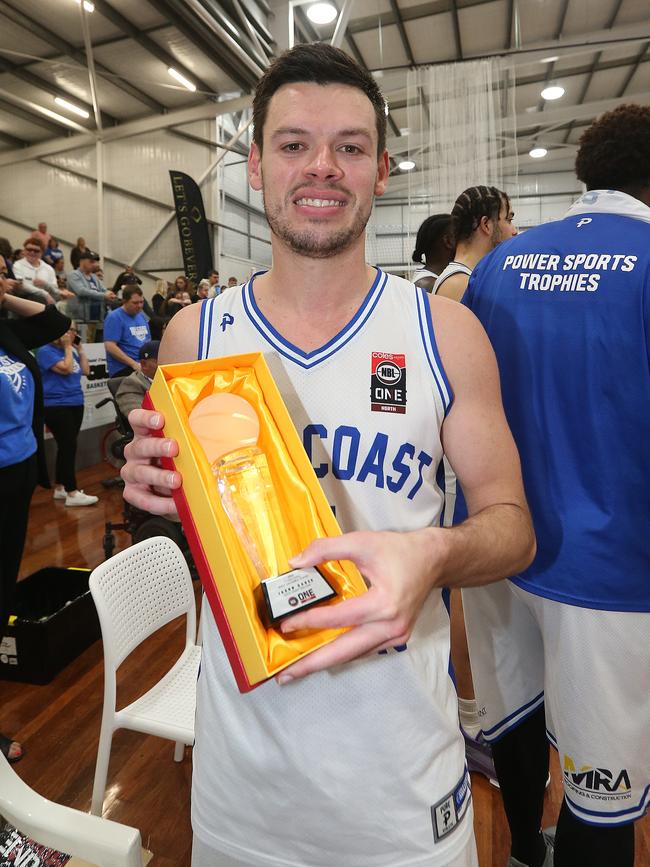 Match MVP Jason Cadee. Pic Mike Batterham