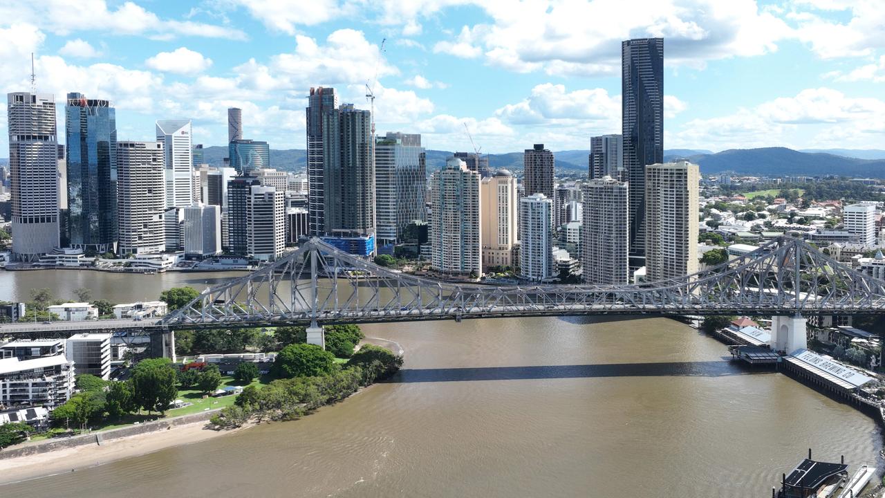 The Storey Bridge and its view of the Brisbane city skyline. Picture: Brendan Radke