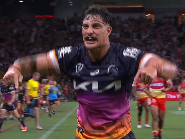 "Out f**king home!!!" Photo: Fox Sports