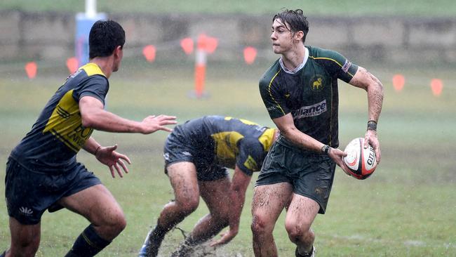 Rugby colts 1 West's vs Bond Uni in Toowong. Saturday May 14, 2022. Picture, John Gass