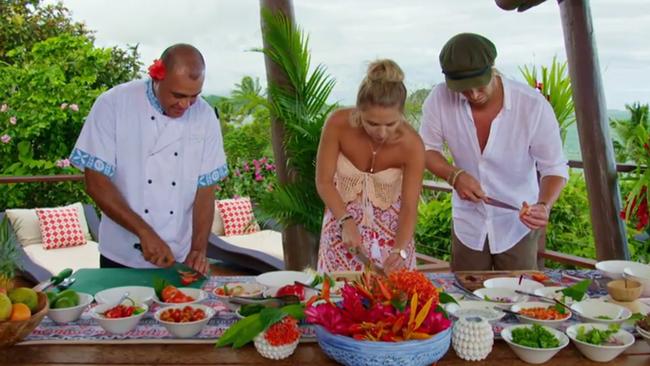 “I can’t wait to cook for you,” Tarz says. “I can’t wait to eat for you,” Sammy replies. GOALS.