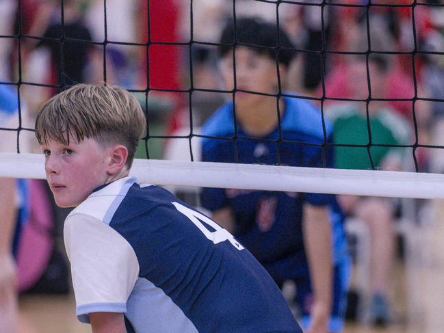 The Australian Volleyball Schools Cup is being played at the Gold Coast Sports and Leisure Centre in Carrara. Picture: Glenn Campbell
