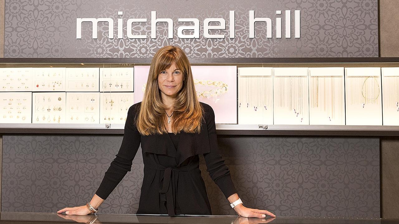 Michael Hill chair Emma Hill was a teenager when her dad’s’ ‘embarrassing’ ads made him a household name. Picture: AAP Image/Markson Sparks